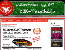 Tablet Screenshot of djk-teuchatz.de